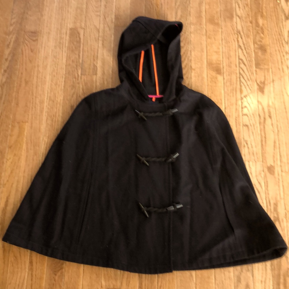 Hooded poncho